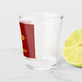 vlag van Albuquerque Shot Glas (Rechts)
