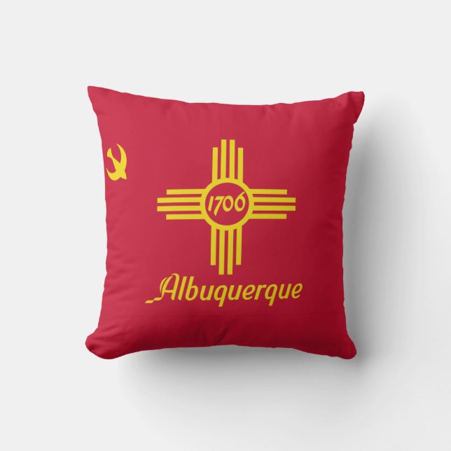 Vlag van Albuquerque, Sierkussen New Mexico (Voorkant)