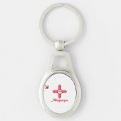 Vlag van Albuquerque, Sleutelhanger New Mexico (Voorkant)