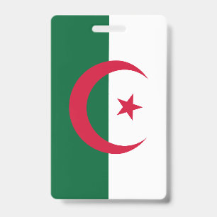 Vlag van Algerije Badge