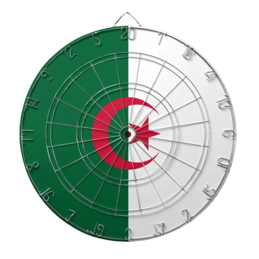Vlag van Algerije Dartbord (Voorkant)
