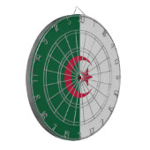 Vlag van Algerije Dartbord (Voorkant Links)