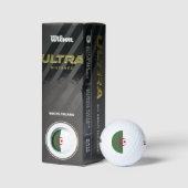 Vlag van Algerije Golfballen (Verpakking)