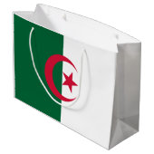 Vlag van Algerije Groot Cadeauzakje (Achterkant Gekanteld)