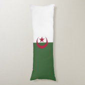 Vlag van Algerije Lichaamskussen (Voorkant Verticaal)