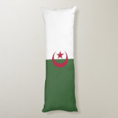 Vlag van Algerije Lichaamskussen (Achterkant (Verticaal))