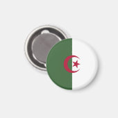 Vlag van Algerije Magneet (Voorkant / Achterkant)