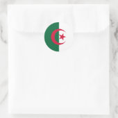 Vlag van Algerije Ronde Sticker (Tas)
