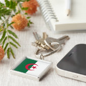 Vlag van Algerije Sleutelhanger (Zijkant)