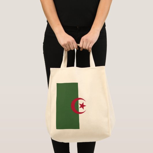 Vlag van Algerije Tote Bag (Voorkant (product))