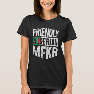 Vlag van Algerije Trots Algerijnse Mannen & Vrouwe T-shirt
