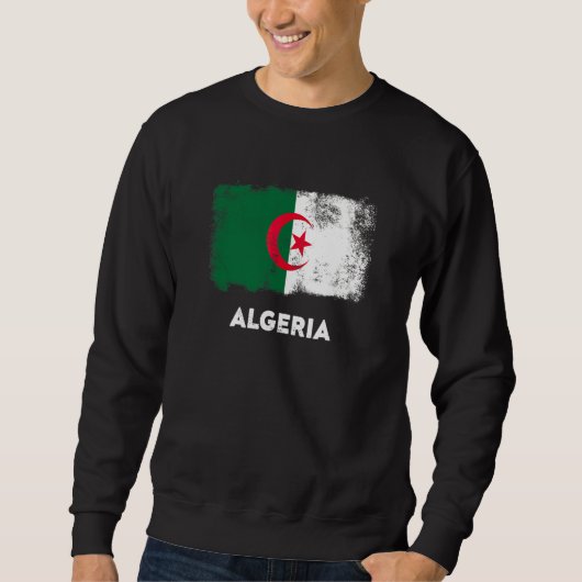 Vlag van Algerije Trui (Voorkant)