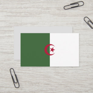 Vlag van Algerije Visitekaartje