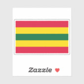 Vlag van Algiers (Al-Sharafīʼs Ottoman), Algerije Sticker (Vel)