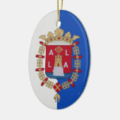 Vlag van Alicante, Spanje Keramisch Ornament (Links)