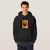 Vlag van American Indian Movement Hoodie (Voorkant volledig)