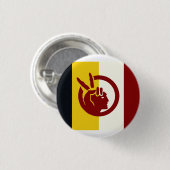 Vlag van American Indian Movement Ronde Button 3,2 Cm (Voorkant /achterkant)
