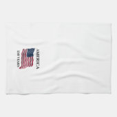 Vlag van Amerika 250 jaar Theedoek (Horizontaal)
