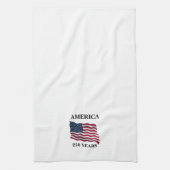Vlag van Amerika 250 jaar Theedoek (Verticaal)