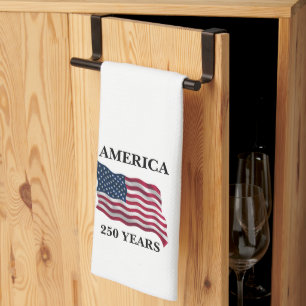 Vlag van Amerika 250 jaar Theedoek