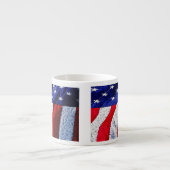 Vlag van Amerika Espresso Kop (Voorkant)