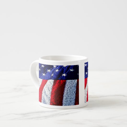 Vlag van Amerika Espresso Kop (Links)