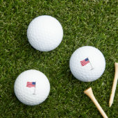 vlag van Amerika Golfballen (Insitu Gras)
