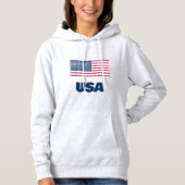 Vlag van Amerika Hoodie (Voorkant)