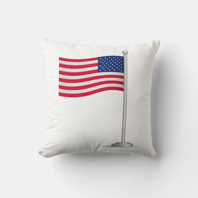 vlag van Amerika Kussen (Voorkant)