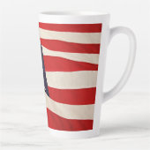 Vlag van Amerika Latte Mok (Rechts)