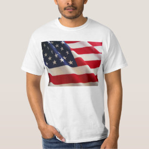 Vlag van Amerika T-shirt
