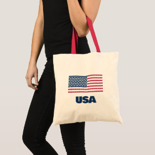 Vlag van Amerika Tote Bag