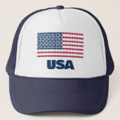 Vlag van Amerika Trucker Pet (Voorkant)