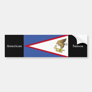 Vlag van Amerikaans Samoa Bumpersticker