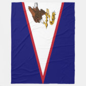 Vlag van Amerikaans Samoa Fleece Deken (Voorkant)