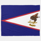 Vlag van Amerikaans Samoa Fleece Deken (Voorkant (Horizontaal))