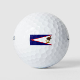 Vlag van Amerikaans Samoa Golfballen