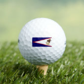 Vlag van Amerikaans Samoa Golfballen (Insitu Shirt)