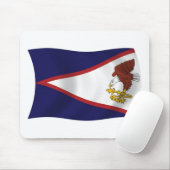 Vlag van Amerikaans Samoa Muismat (Met muis)