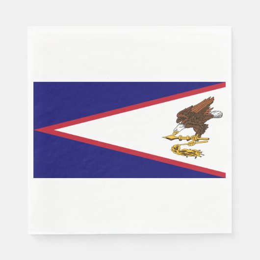Vlag van Amerikaans Samoa Servet (Voorkant)