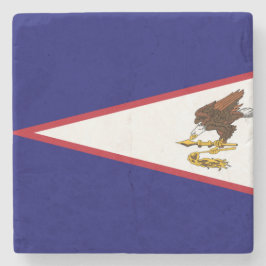Vlag van Amerikaans Samoa Stenen Onderzetter