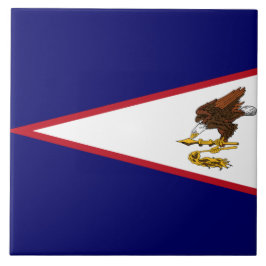 Vlag van Amerikaans Samoa Tegeltje