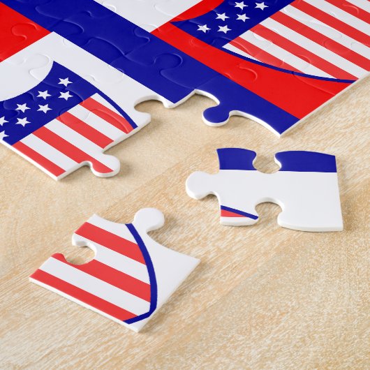 Vlag van Amerikaanse puzzel Legpuzzel (Zijkant)