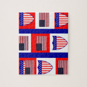 Vlag van Amerikaanse puzzel Legpuzzel (Verticaal)