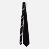 Vlag van Amerikaanse strepen Stropdas (Achterkant)