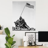 Vlag van Amerikaanse zeekorps Poster (Thuiskantoor)