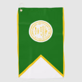 vlag van Amityville (New York) Golfhanddoek (Voorkant)