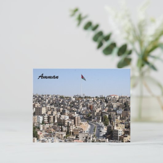 vlag van amman briefkaart (Staand voorkant)