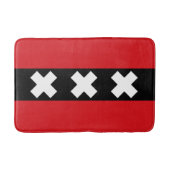 Vlag van Amsterdam Badmat (Voorkant)