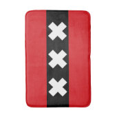 Vlag van Amsterdam Badmat (Voorkant Verticaal)